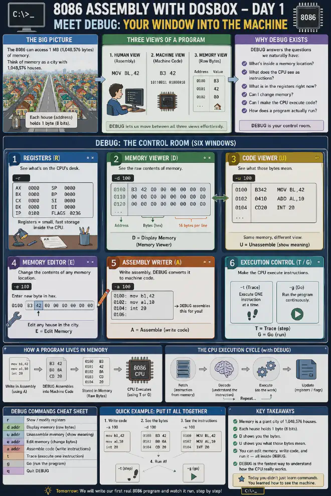 8086 Debug Summary